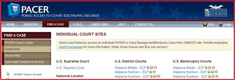 Access to Electronic Court Case Records .